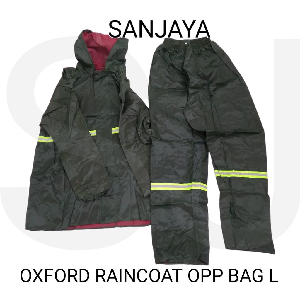 JAS HUJAN / JAS HUJAN SETELAN / MANTOL / JAS HUJAN DEWASA / RAINCOAT / OXFORD RAINCOAT OPP BAG