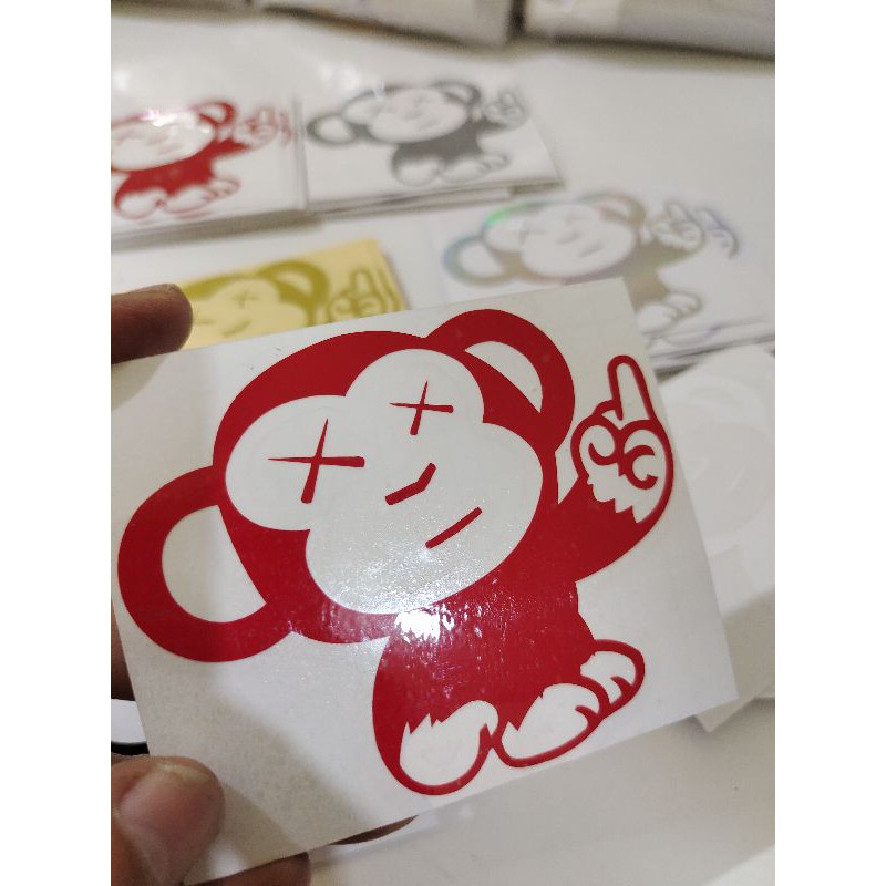 STICKER LITTLE MONKEY JDM CUTTING