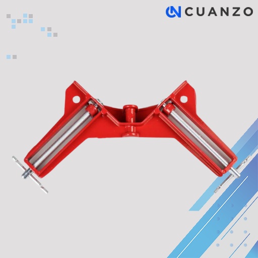 Corner Clamp Frame 90 Derajat Max Range 75mm / Clamp Sudut Siku Kayu besi Besar Solid Ragum Catok Meja / Klem C F Penjepit Sudut Meja Kayu Siku Serbaguna / Alat Capit Besi Jepit Tukang Kayu / Clamp Seatpost Pipa Hose Clamp / Penjepit Siku Las Murah Ori