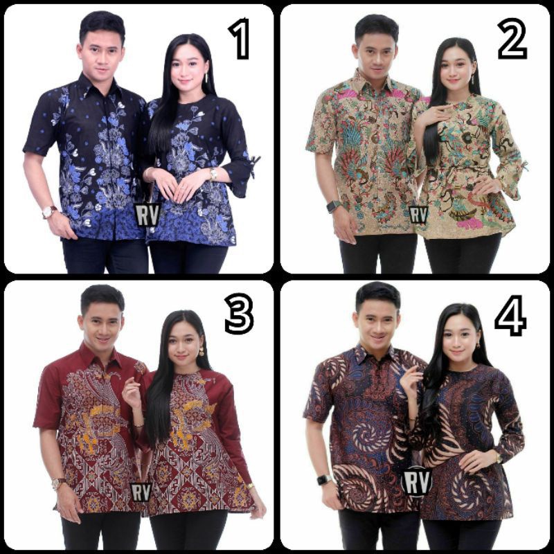 Maura Couple - Sania Ruffle Batik Couple Ori Ndoro Jowi Garansi Termurah Shopee - BATIK MODERN Jogja