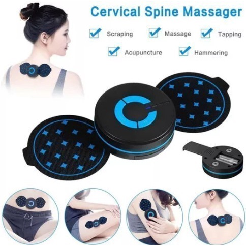 barokah gamis alat pijat mini portable ems leher neck massager terapi theraphy