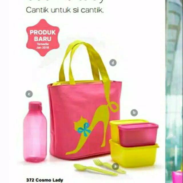 Cosmo Lady Set (bekal Makan) Tupwr