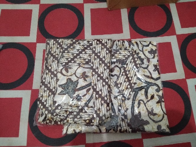 Couple Kutubaru Peplum Wahyu Gading Batik Premium Sarimbit Atasan Kebaya Blus Seragam Kerja Blouse