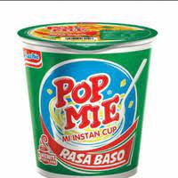 POP MIE Varian Kuah ( Rasa Ayam, Baso, Kari, Soto, Ayam Bawang, Pedes Dower ) Uk 75gr