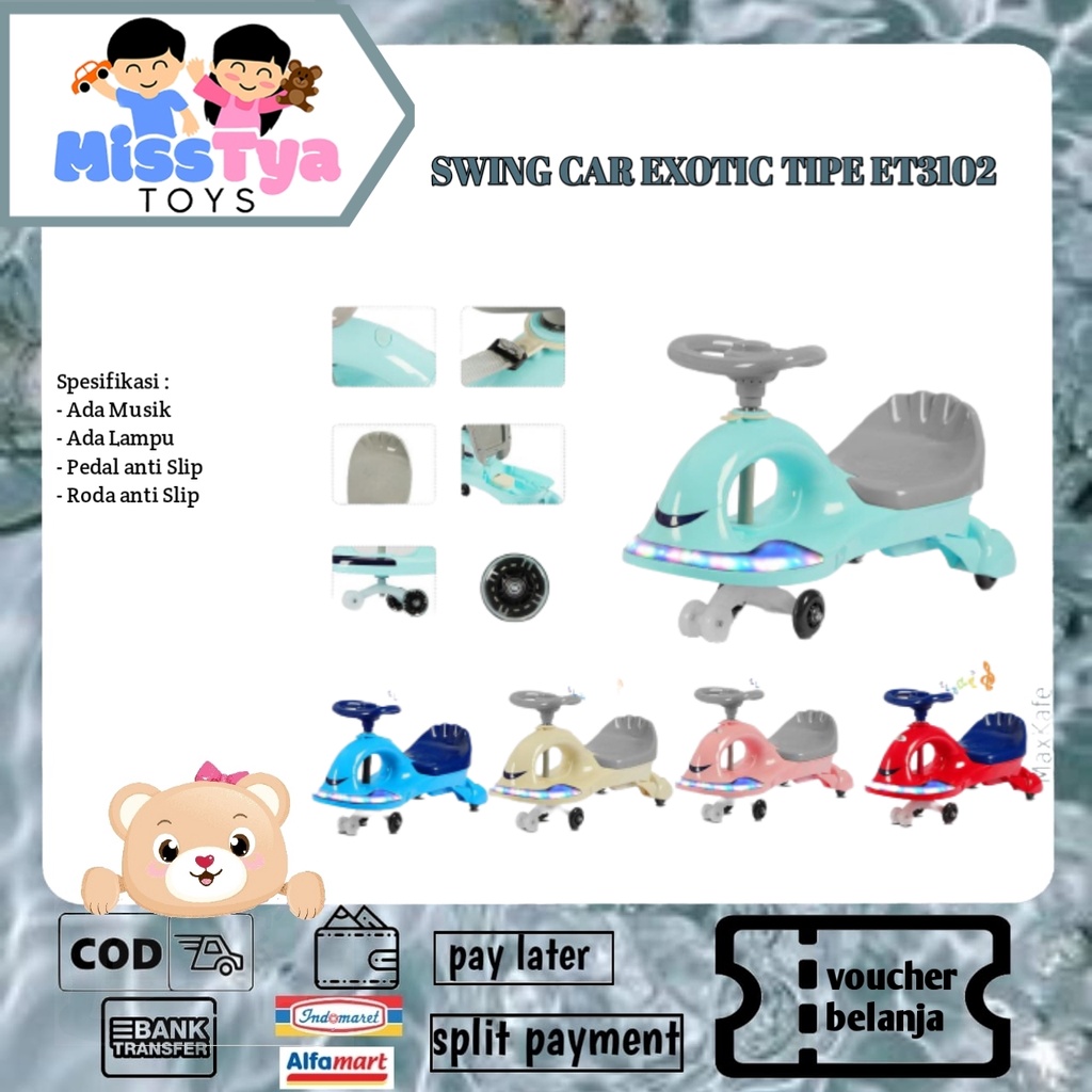 MAGIC CAR EXOTIC ET 3102 - MOBIL DORONG ANAK - SCOOTER ANAK