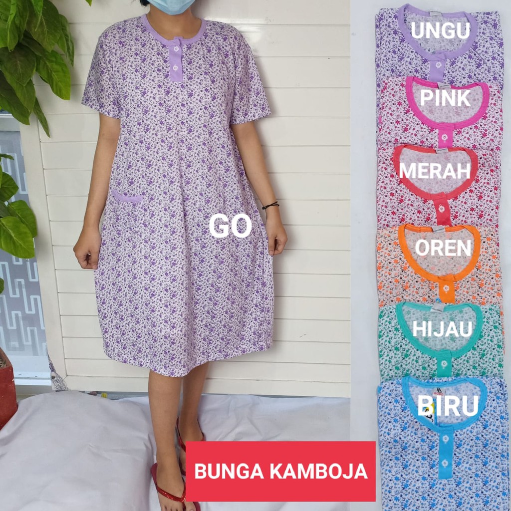 gof  DS 3 DASTER BOBO STANDART Pakaian Wanita Casual Santai Motif Busui Baju Tidur