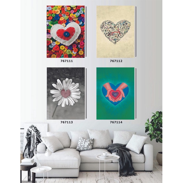 

Buku Tulis / Notebook / A5 Jepang / Love / Set 2723