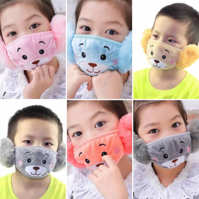 Masker Kain Anti Debu Anak