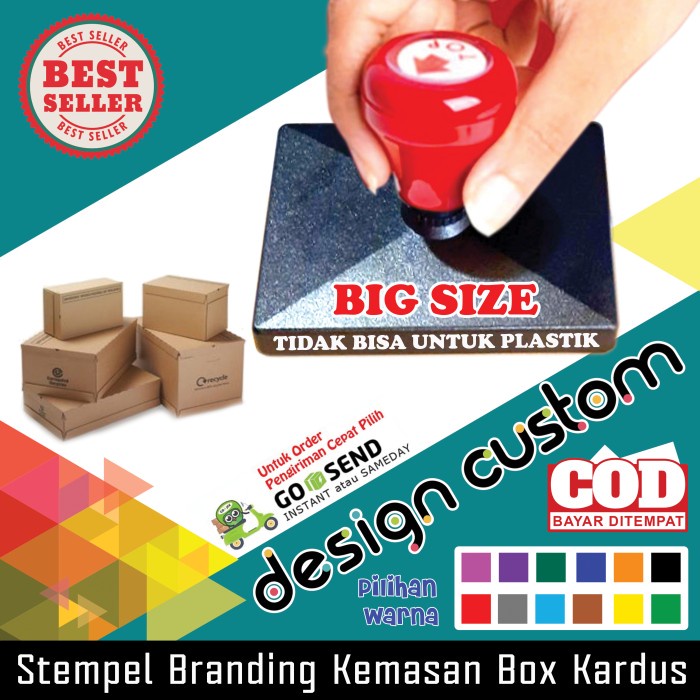 

Mantap Stempel Otomatis Jumbo / Stempel Kardus / Stempel Fragile Sale!!!