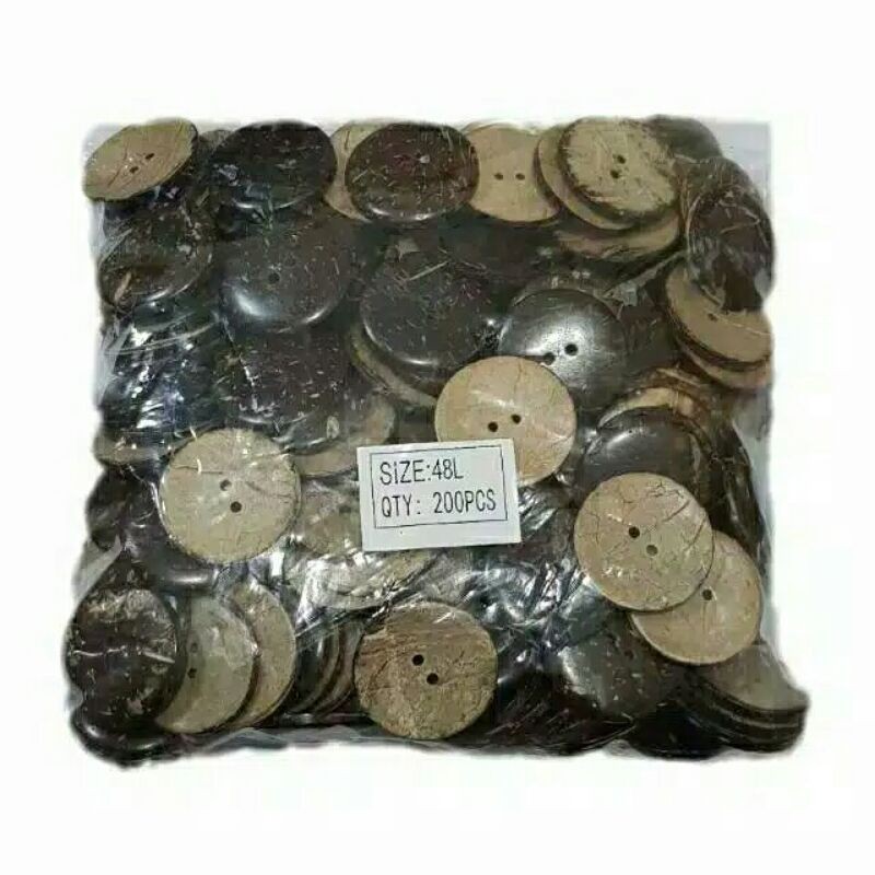 Isi 200 pcs - Diameter 30 mm Kancing Batok 30 mm