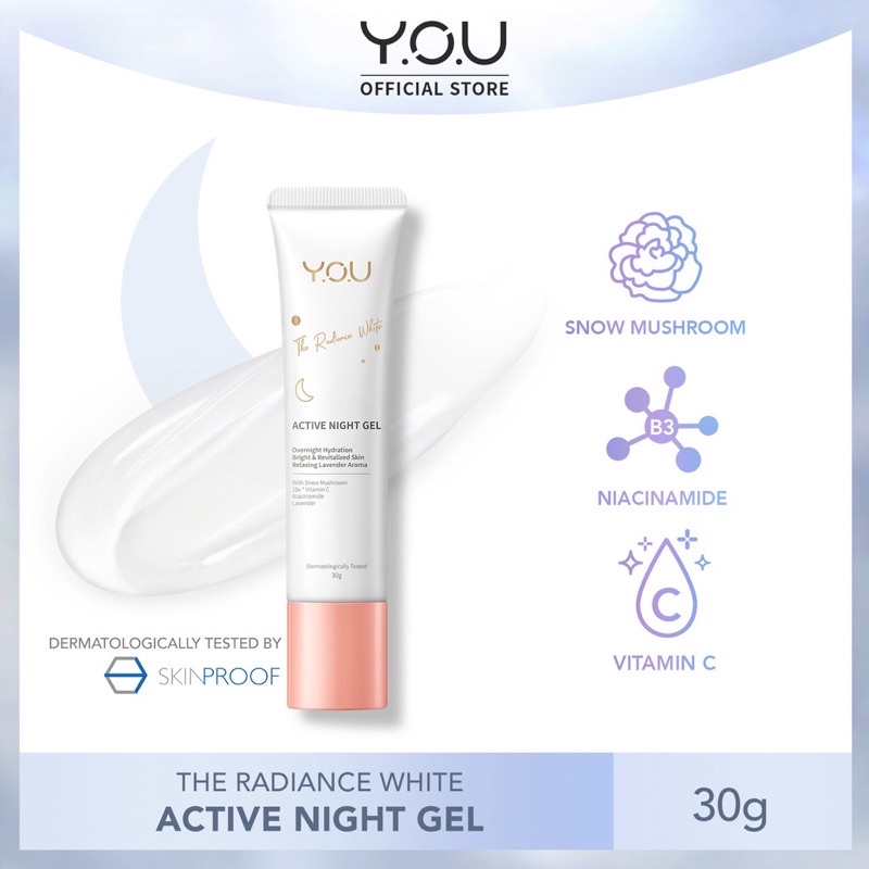 YOU The Radiance Active Night Gel 30g