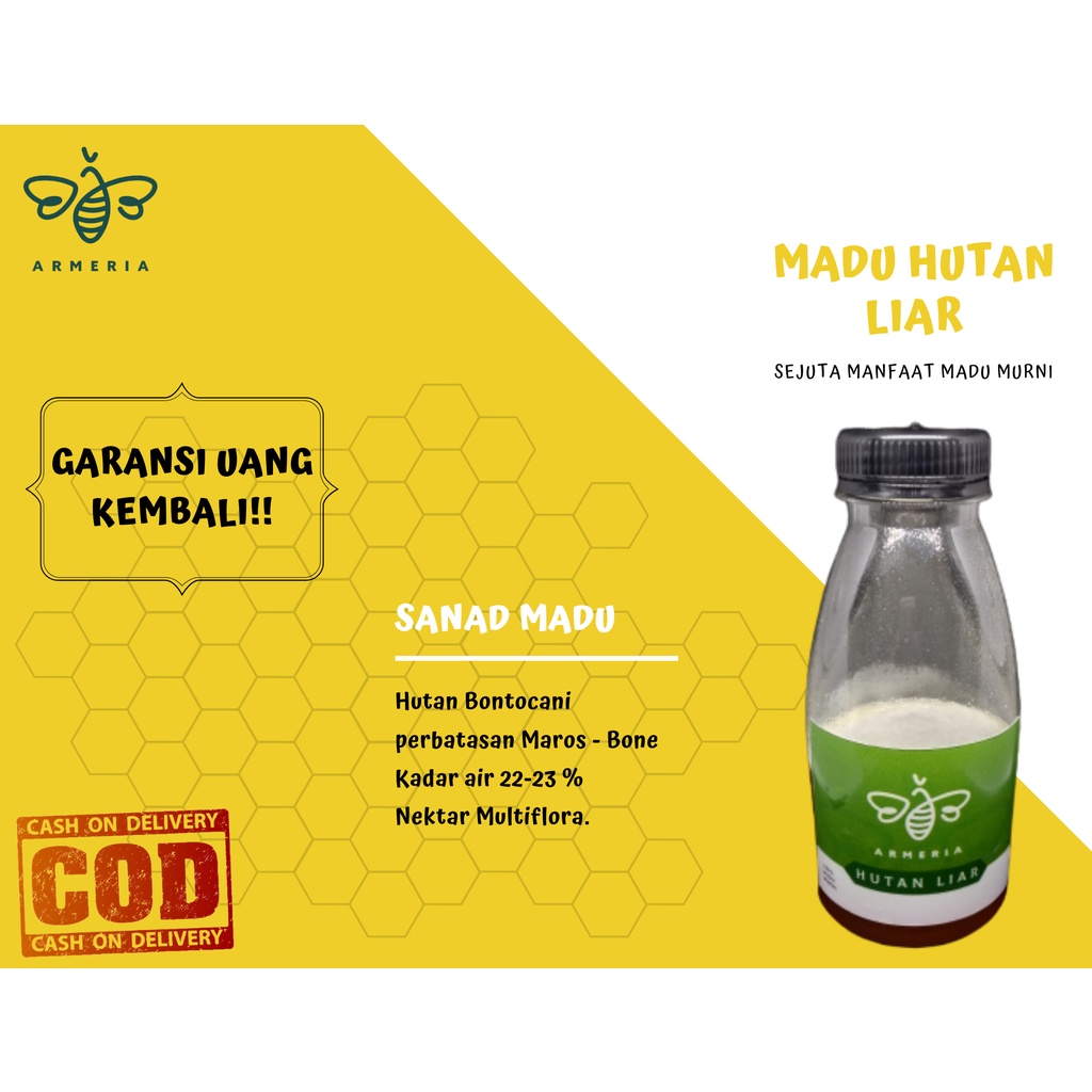 

Madu Asli Uji Lab Madu Hutan Lebah Apis Dorsata Hutan Bontocani Sulawesi Selatan MD-HT02