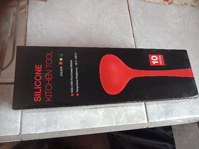 Sodet Silicone 10 Pcs Bpa Free  - Spatula Anti Panas, Anti Baret Wajan