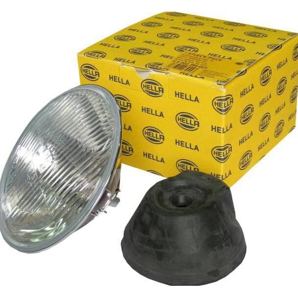 HELLA HEADLAMP 7 INCH BULAT | Lampu Motor