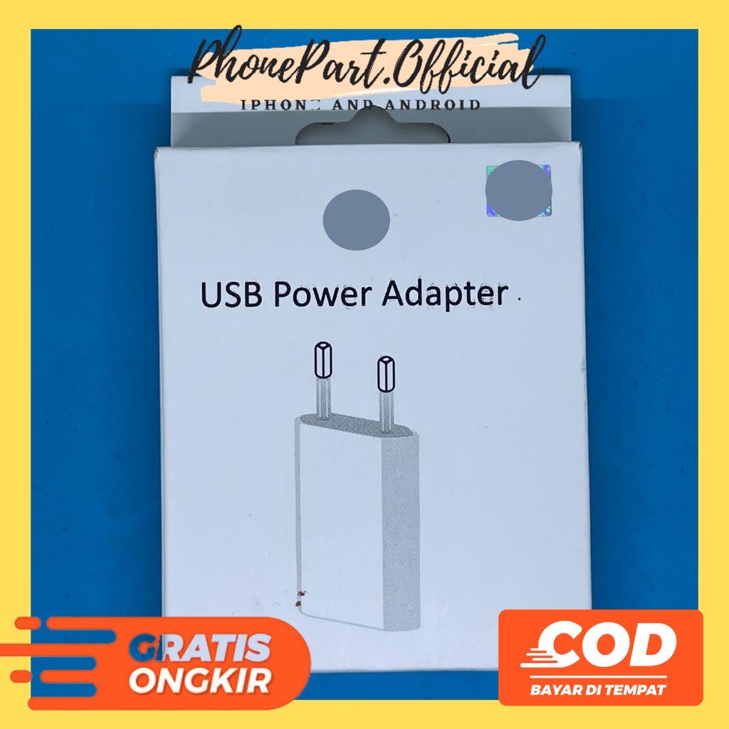 Kepala Charger USB Power Adaptor Type A Kaki 2 Cassan