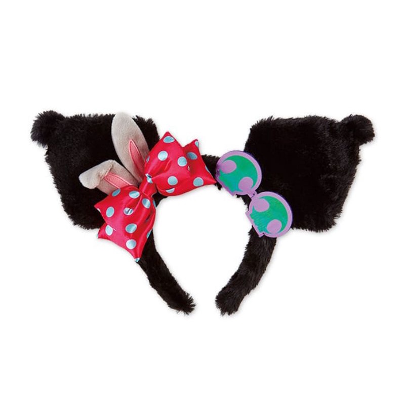 Bando Pita Telinga Bulu Hitam Lucu Sanrio Karakter Kuromi Untuk Anak Dan Dewasa