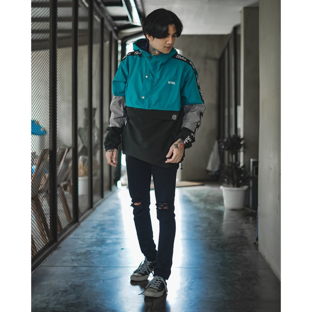 JAKET PRIA-JAKET CAGOULE PRIA MURAH-JAKET SALVIO HEXIA-JAKET ORIGINAL-JAKET DISTRO-JAKET PARASIT-TOSCA HITAM SLVX