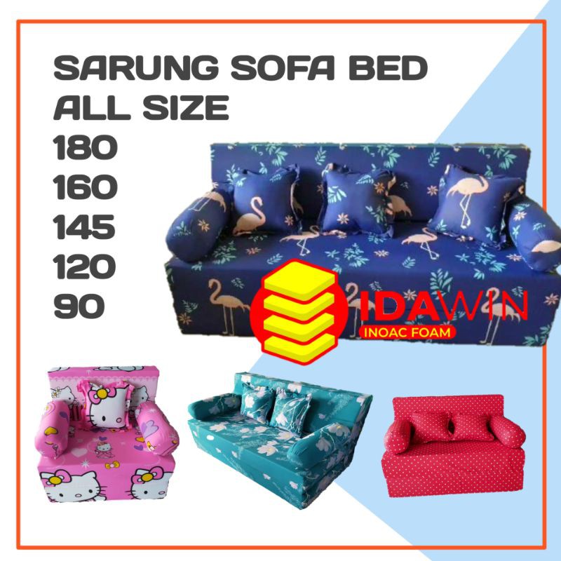 COVER SOFABED ( sarung sofa bed ) / urung sofa bed resleting harga murah [ COD ]