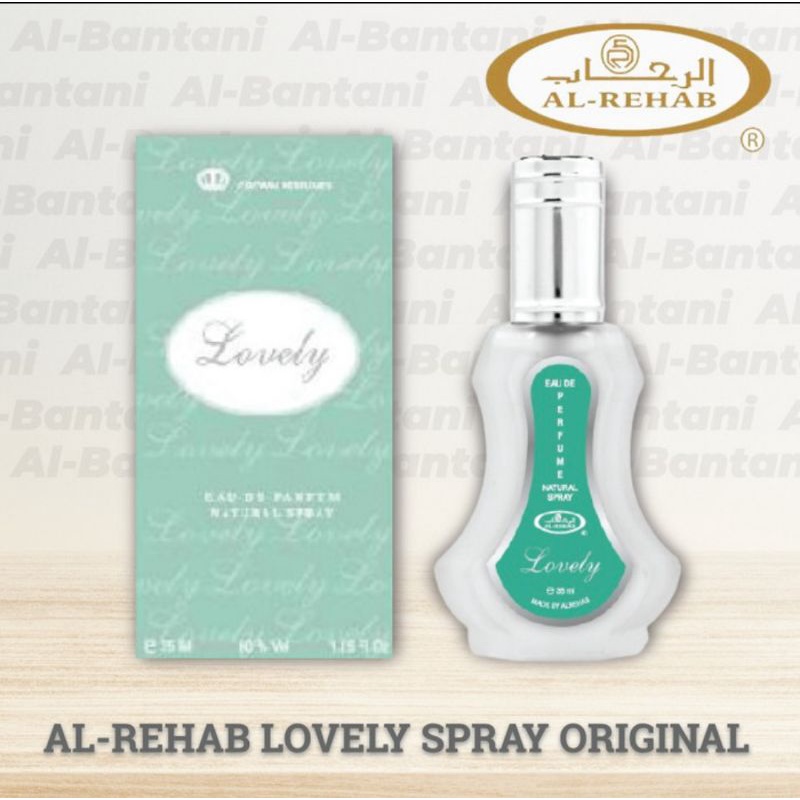 PARFUM AL REHAB LOVELY SPRAY ORIGINAL 35 ML