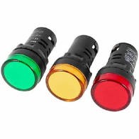 Pilot Lamp LED 22MM RED / GREEN / YELLOW / BLUE / WHITE 220V / 12V / 24V