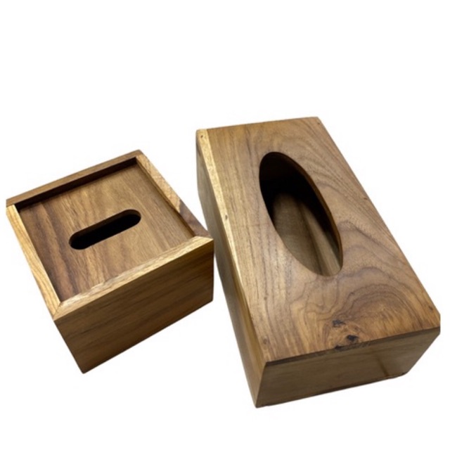 Wooden Tissue Holder / Kotak tissue kayu