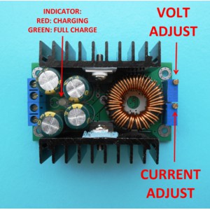 12A 300W DC Buck Step Down Converter CC CV Driver LED charge Battery