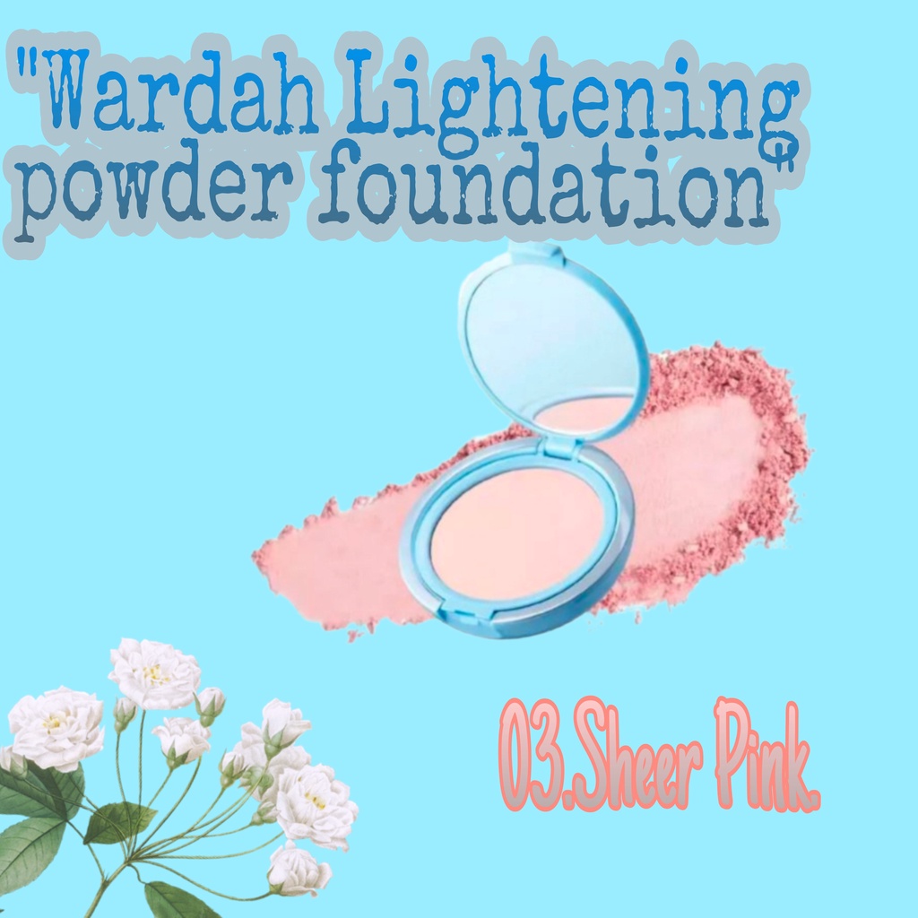 Wardah Lightening Powder Foundation Lighte Feel Fullsize / Refill (GROSIR)