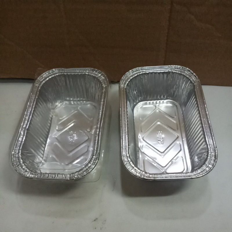 Alumunium Foil Cup Kotak Tray 258/34 13 x 8 cm 10 pcs