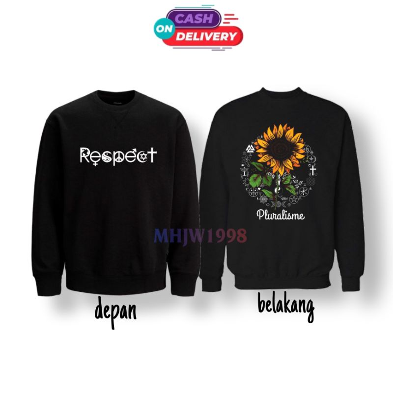 sweater PLURALISME/crewneck PLURALISME/sweatshirt PLURALISME/jaket PLURALISME original toleransi ber