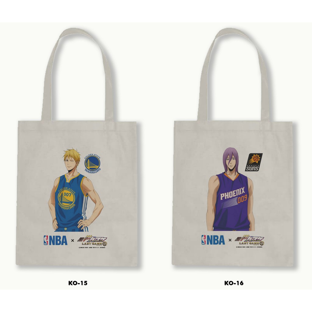 Tas Tote Bag Resleting Kanvas/Blacu  - Kuroko'S Basketball / Kuroko No Basuke /Anime-Manga .01