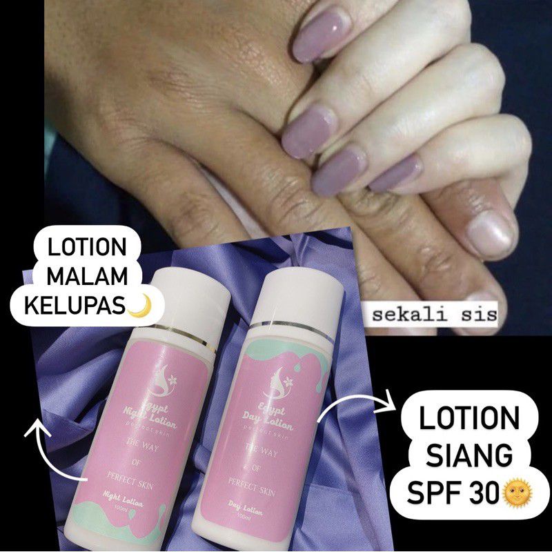 EGYPT WHITE ~ LOTION SIANG MALAM WHITENING AMPUH