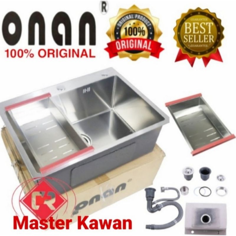 Kitchen Sink Stainless ONAN 5040 ORIGINAL /Bak Cuci Piring Onan 1 Lubang