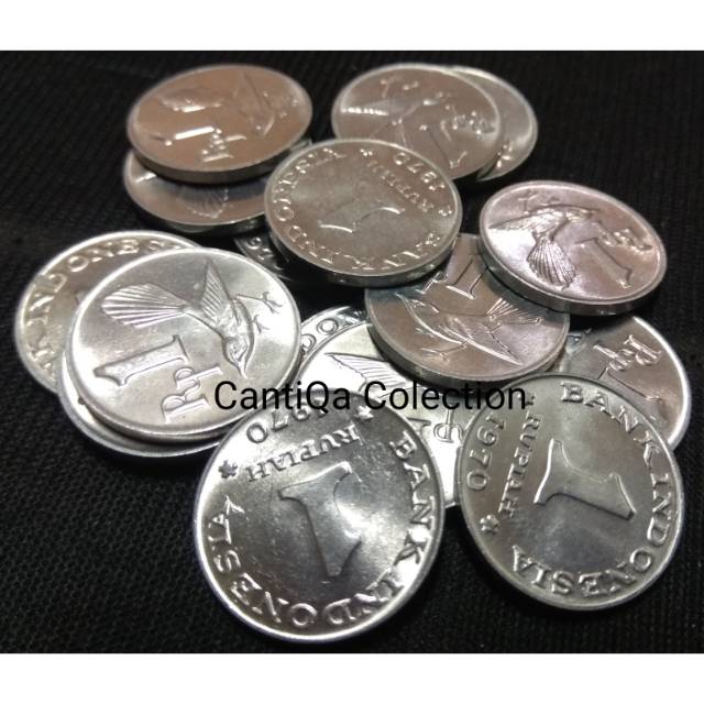 Shp28-Koin Mahar 1 Rupiah Tahun 1970