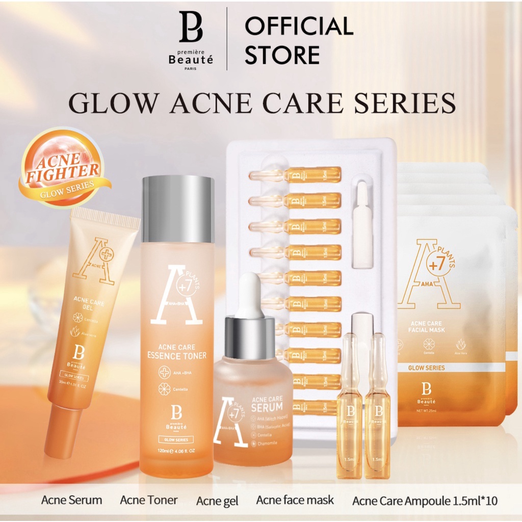 Premiere Beaute Acne Care Series - Serum Essence Toner Wajah Berjerawat &amp; Beruntusan