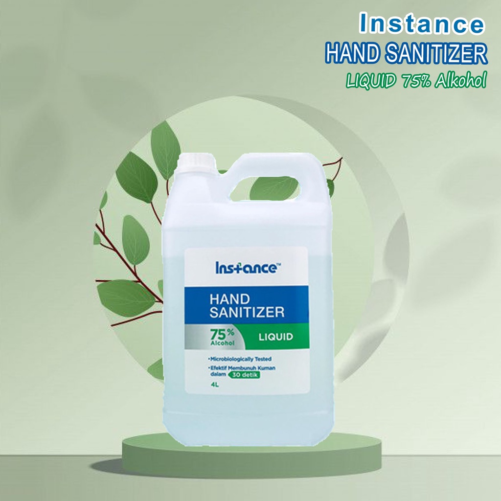 Hand santizer * Instance * Liquid * 75% alkohol * 4 liter