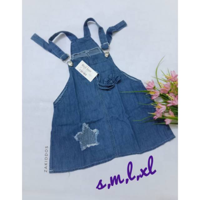 Overall Dress Denim