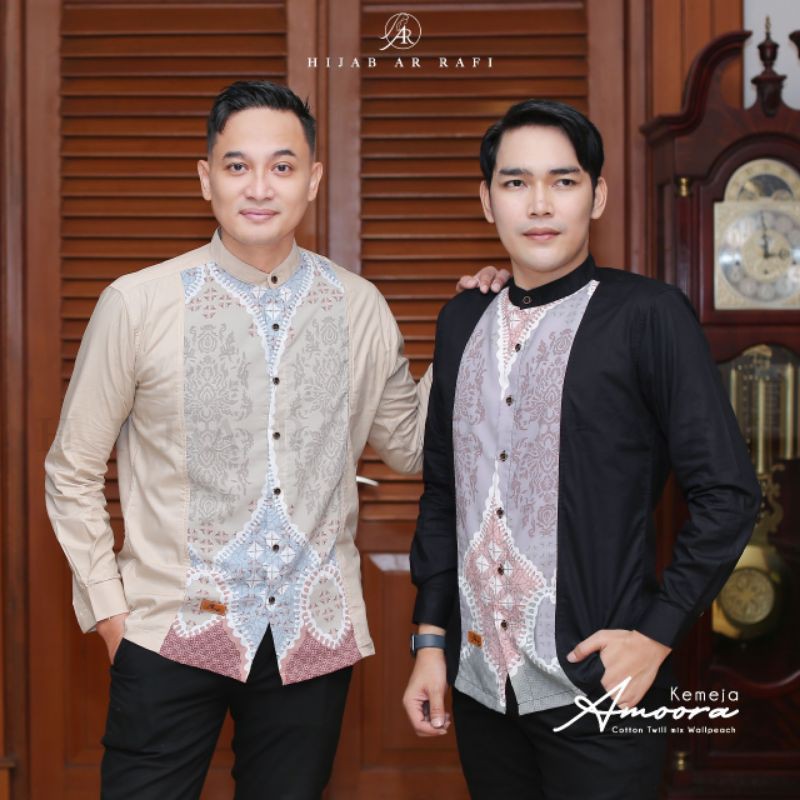 Kemeja Amoora Couple Baju Couple Arrafi