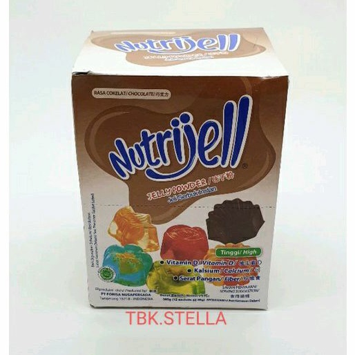 

NUTRIJELL JELLY COKLAT 20 GR PER BOX ISI 12 PCS