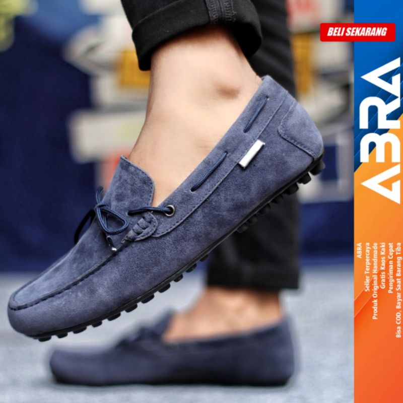 Sepatu Slip On Casual Pria Sepatu Santai Original ABRA