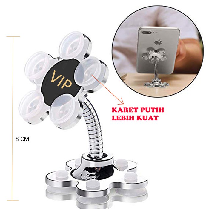 Holder Bunga Gurita Flower Matahari VIP Flexible HP Stand Handphone