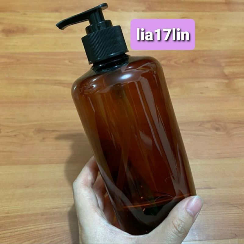 Botol Pump 500ML / Pump 250ML / 100ml / 60ml Botol Pump Amber Tebal Berkualitas Botol coklat murah