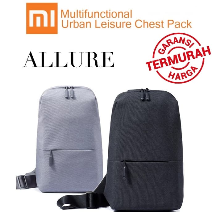 Xiaomi Shoulder Crossbody Bag - Tas Selempang Ransel Xiaomi Original - Hitam