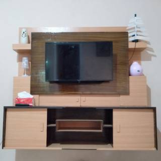 Backdrop TV  Minimalis Model C ada 4 ukuran  Shopee 