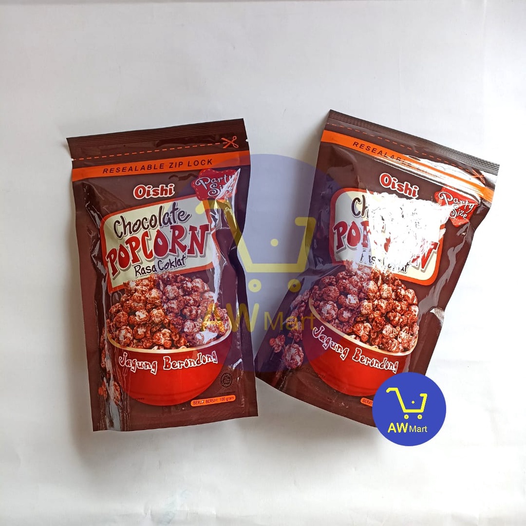 OISHI CARAMEL POPCORN 100 GRAM - CARAMEL &amp; COKELAT