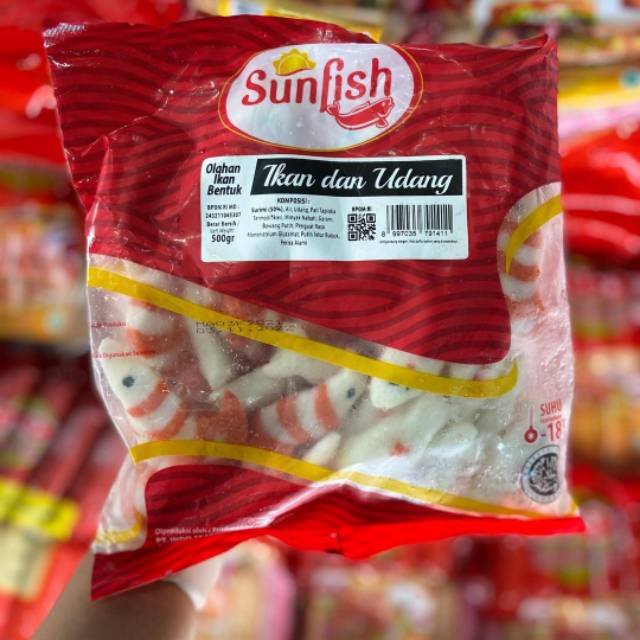 

SUNFISH IKAN DAN UDANG 500gr jateng only