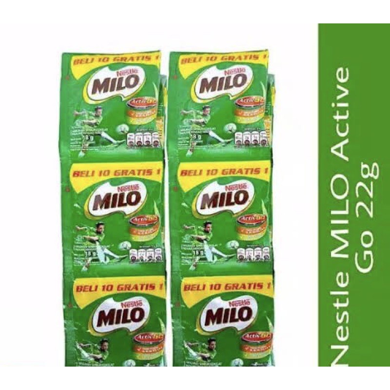 MILO SACHET 22 GR MILO SACHET 3in1 35GR RENCENG