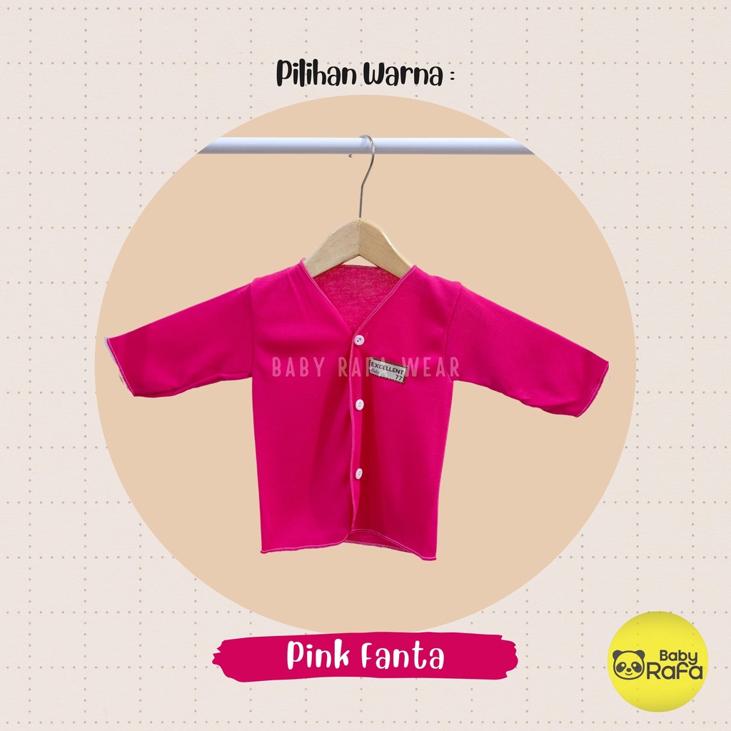 Baju Bayi Panjang PINK SERIES Size 0 - 3 Bulan SNI EXCELLENT 77