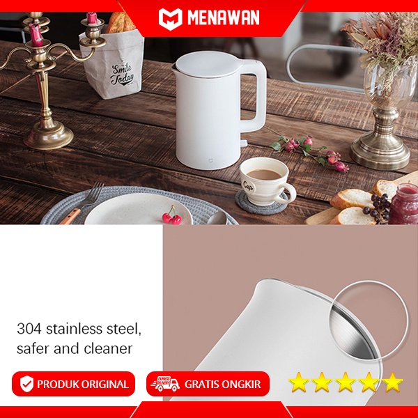 Xiaomi Mijia Electric Kettle 1A Teko Pemanas Air Stainless Elektrik Original