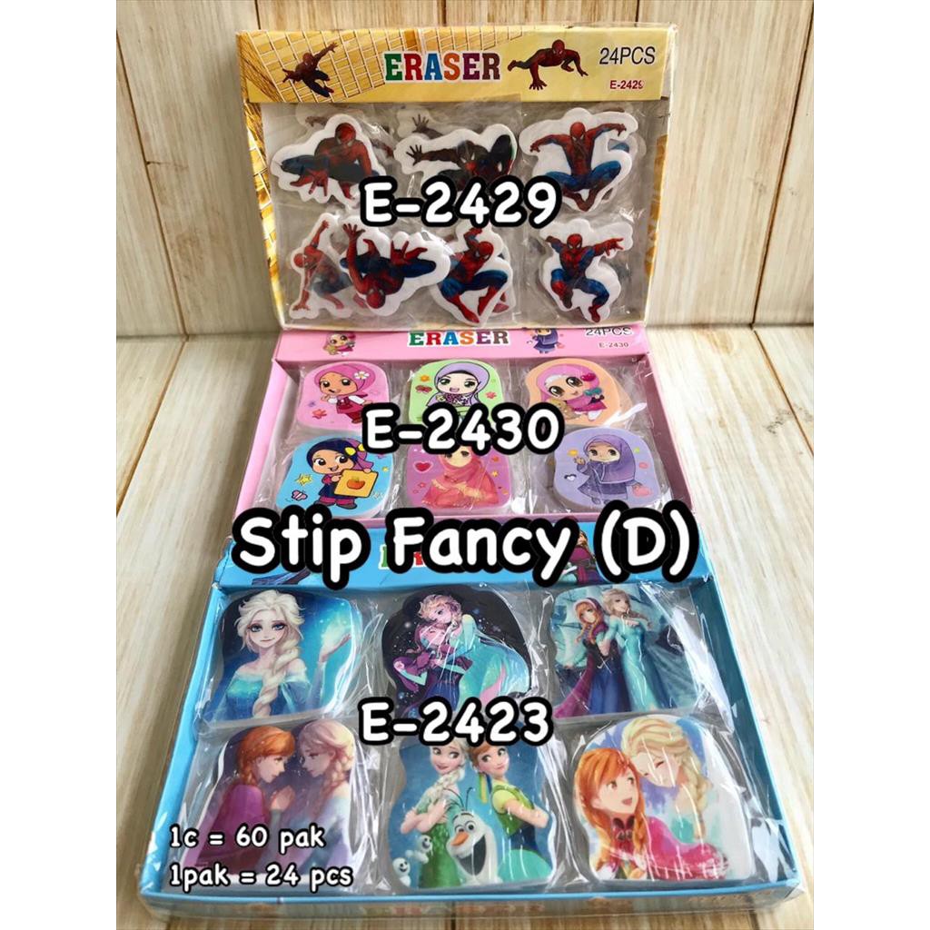 

Penghapus / Stip Fancy E-2429/ 2423 FANCY(1pak isi 24pcs)
