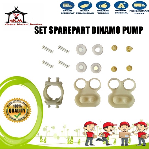 Set Membran  Sparepart Dinamo Pump  Pompa Sprayer